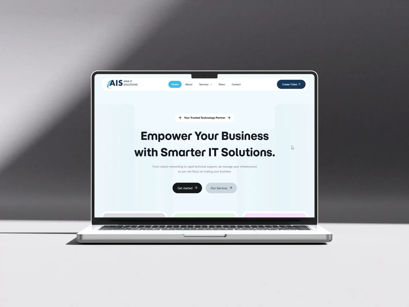 Projet AWA IT SOLUTIONS — image web 1