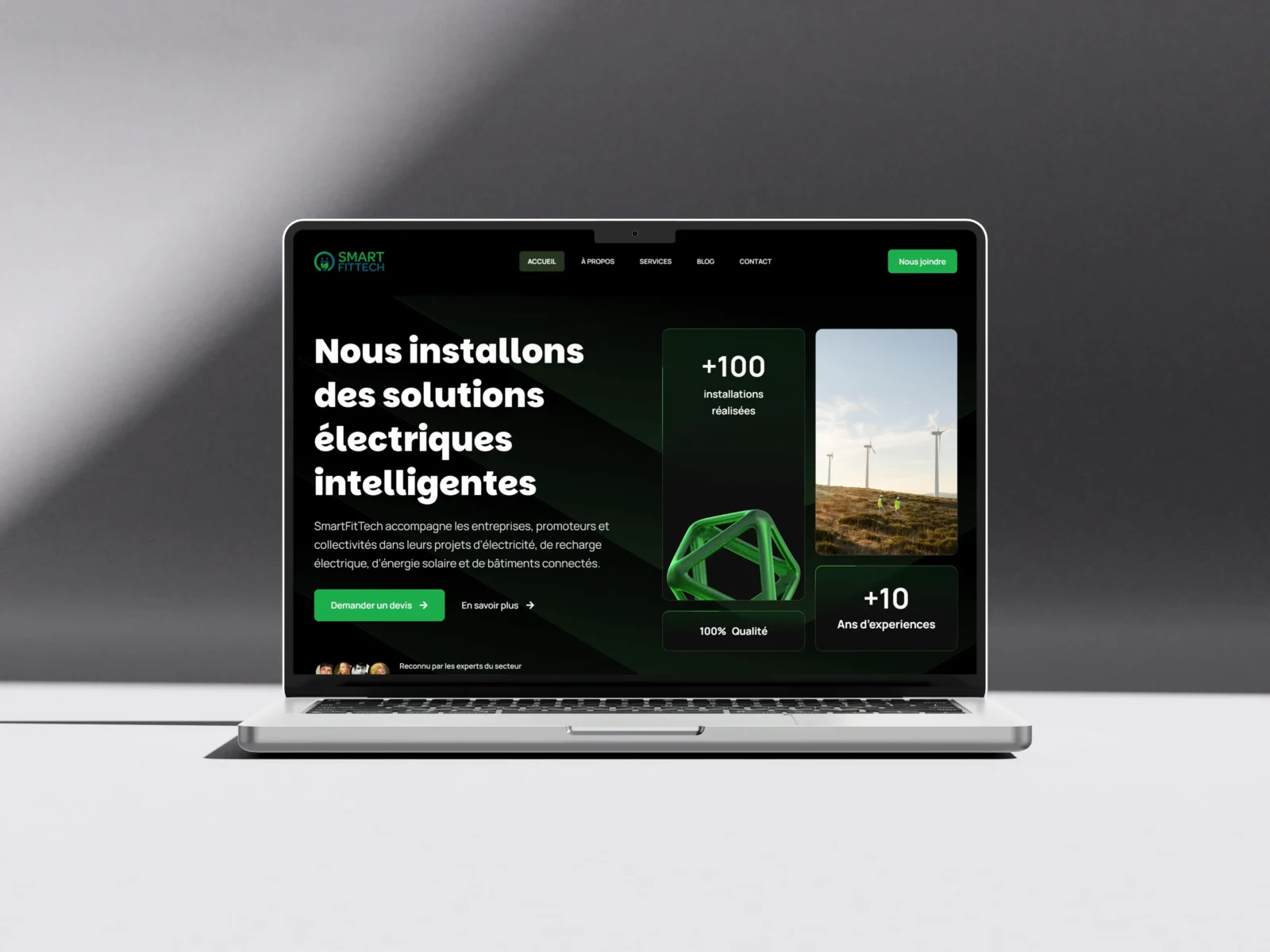 Projet SMART FITTECH — image web 1
